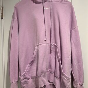 Nike Light Purple Fleece Hoodie